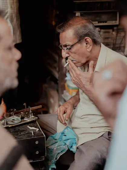 A photo series from Chor Bazaar, Mumbai's famous flea market. It includes portraits of shopkeepers and artisans alongside images of the countless antiques, from vintage cameras to old car parts, that fill its narrow lanes.