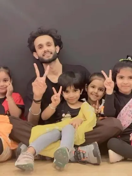 A group photo showcasing the bond in our below 6 years class. These sessions, held every Monday, Wednesday, and Friday, are a highlight of the week for our little dancers.