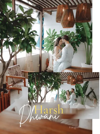 The first chapter of a love story. A collage from a Roka ceremony, capturing the couple's intimate and happy moments.