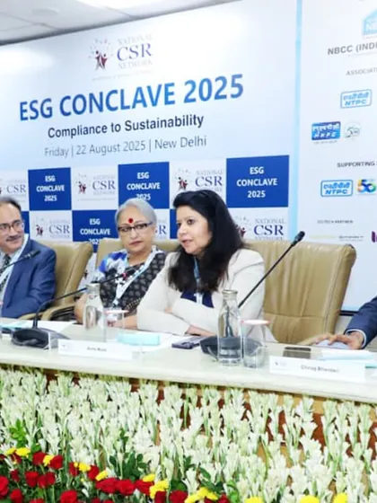A closer look at the panel discussion at the ESG Conclave 2025. Our participation underscores our belief that partnerships and inclusive programs are essential for accelerating progress and building stronger communities.