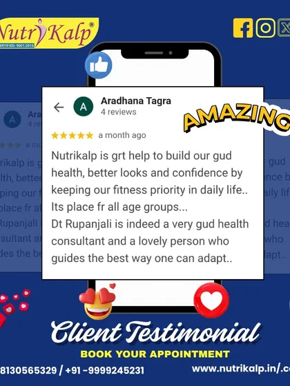 Aradhana's review highlights how we help build health, confidence, and make fitness a priority for all age groups. My goal is to guide you in a way that you can easily adapt to a healthier lifestyle.