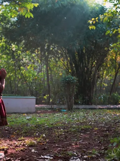 A quiet, contemplative moment in the park. Even in the midst of play, there are these beautiful, serene instances that tell a different side of a child's story.