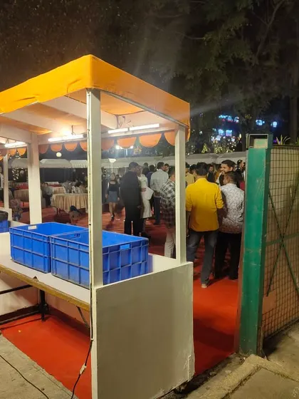 A look at one of our stall setups for a large corporate festival. We provide the structure, staff, and of course, fantastic food to make your event a success.