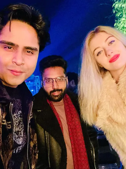 A selfie from the B2B Bolly-Techno night in Agra. It's always great to collaborate with talented artists to deliver an unforgettable party.