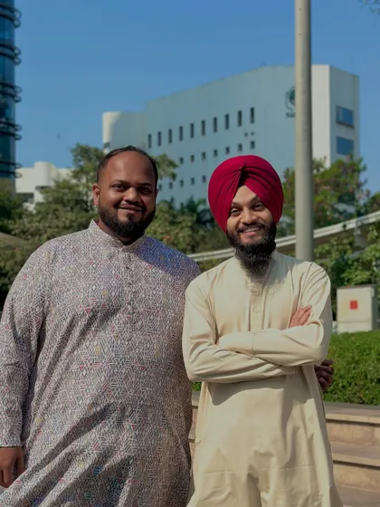 With the talented Ameya Paranjpe at Spoken Fest. Collaborating with artists from different genres is always a learning experience.