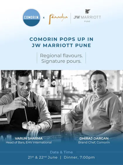 Announcing our pop-up in Pune, bringing our regional flavours and signature pours to a new city.