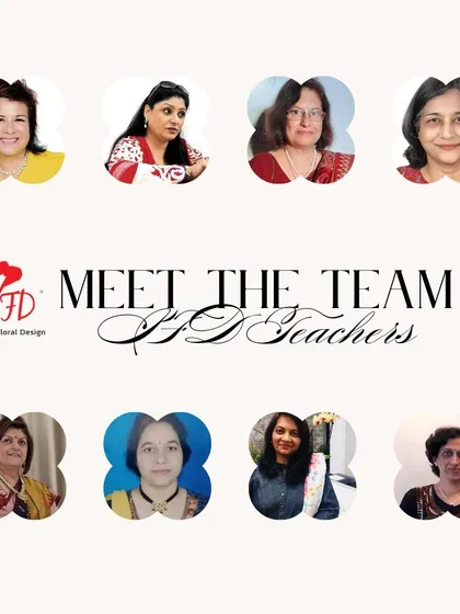 Our team of talented and dedicated teachers is here to guide you. Each instructor brings their unique expertise and a passion for helping students blossom into confident floral designers.