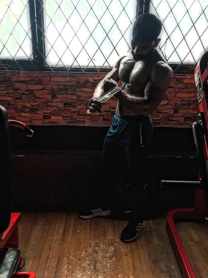 Preparation is everything. Before any training session, I take the time to wrap my hands properly. This small ritual is a moment of focus, getting the mind and body ready for the hard work ahead.