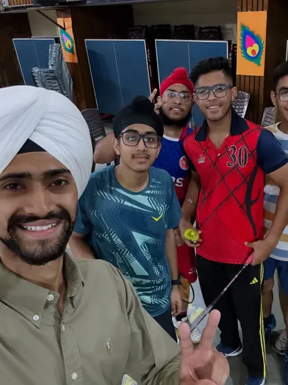 A quick selfie with the boys after a tough match. Building a strong bond and a positive team environment is just as important as the physical training. A happy team is a winning team.