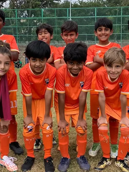 Our U9 superstars after outplaying two different teams in the KSFA Youth Premier League.