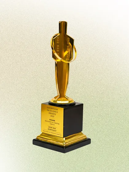 Another shot of our prestigious award. We display this with pride as it represents our commitment to being an essential and excellent partner for our clients.