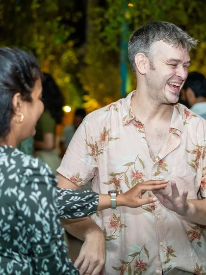 Caught mid-dance, mid-laugh, and mid-awesomeness at La Rumba. This is the vibe of our socials: fun, friendly, and full of great energy. You coming to the next one?