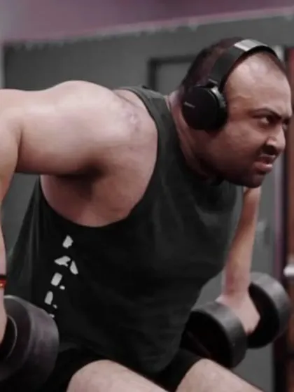 Eat like a monster, workout like a wild mad bull. That's the formula.