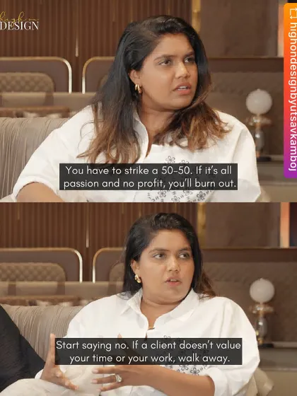 Running a design business isn’t about doing all the work; it’s about choosing the right work. In this interview, our Principal Designer, Shivani Lalittya, talks about learning to say no, choosing projects that align with our values, and understanding that friction is part of the process.