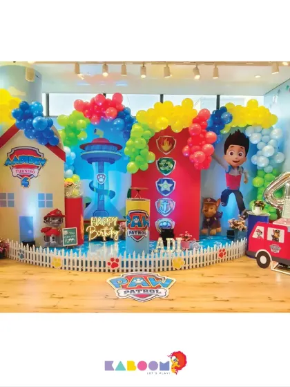 No job is too big, no pup is too small! This Paw Patrol party is ready for action with a lookout tower, character cutouts, and a colorful fire truck.
