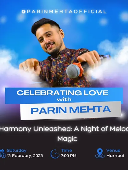 A poster for a wedding anniversary event where I was invited to celebrate love and commitment through music.