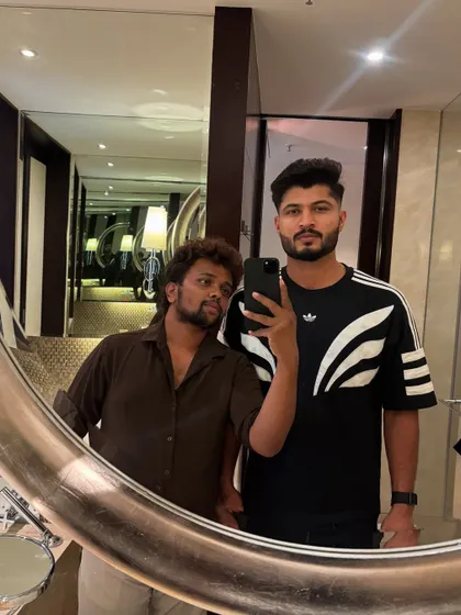 A final selfie with Arshad Khan.