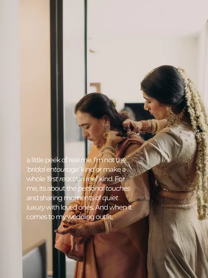A peek into real time. For our co-founder, it's not about a big "first reaction" but about sharing quiet moments of luxury with loved ones.
