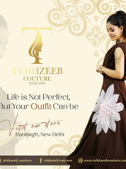 Life isn't perfect, but your outfit can be. This beautiful brown gown features a large, handcrafted 3D flower, adding a touch of whimsy and artistry to your look.