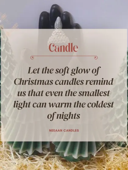 Let the soft glow of Christmas candles remind us that even the smallest light can warm the coldest of nights. Our collection includes beautifully detailed Christmas tree candles.