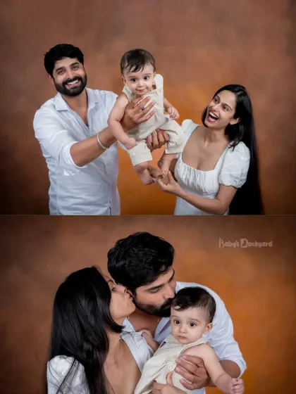 We made a wish, and you came true. Our studio sessions can be both playful and tender, capturing your family's personality.
