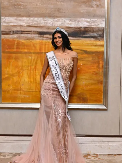 It was an absolute honor to craft the winning look for Miss Universe Karnataka. This is the kind of high-stakes, flawless glam I love to create, ensuring my client looks and feels like royalty under the bright lights.