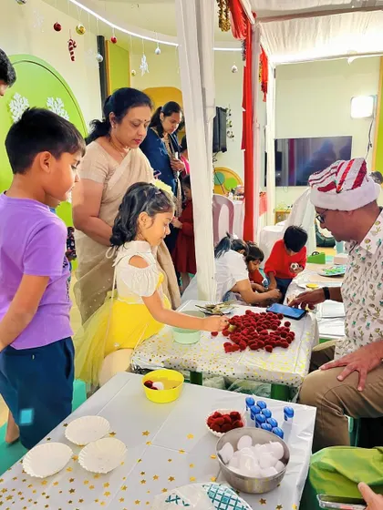 A glimpse into our festive celebrations, including Independence Day, Janmashtami, Ganesh Chaturthi, Diwali, and Christmas. Children participate in flag hoisting, dress in traditional attire, create festive crafts, and learn the significance of each occasion, fostering a deep appreciation for our diverse culture.