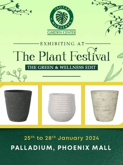 Jagtap Nursery is another one of our valued exhibitors, bringing their expertise and a wide selection of planters and garden supplies to the festival.
