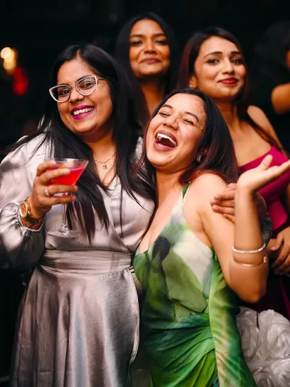 Laughter and good times with friends. This is what it's all about.