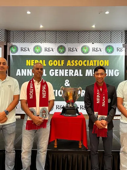 Celebrating the success of our athlete Subash Tamang at a felicitation ceremony by the Nepal Golf Association for his win at the All India Amateur Championship. It takes a village to raise a champion, and we are honored to be part of his journey.