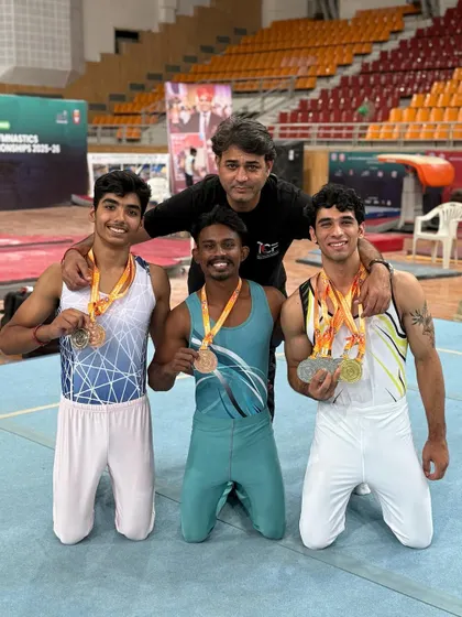 This is what victory looks like. We are incredibly proud to stand with our champions from the Artistic Gymnastics National Championships, celebrating their multiple medals won through sheer hard work and persistence.