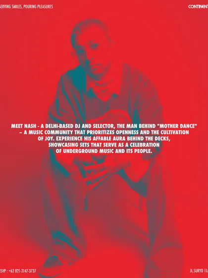 An introduction poster for my show at Continent in Jakarta, Indonesia. This explains my background and the Mother Dance concept to a new audience.