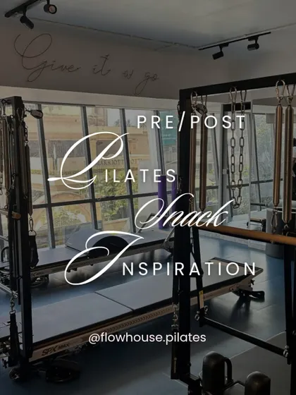 Pre and post Pilates snack inspiration. Fuel your flow with the right foods to keep your body nourished and ready to move.