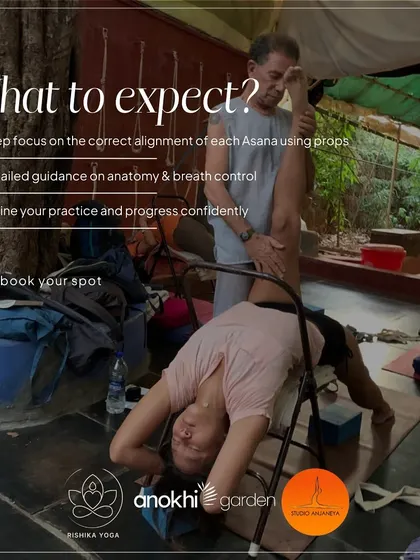 What to expect from our Iyengar-based workshop with Ian Lewis? A deep focus on correct alignment using props, detailed guidance on anatomy, and confident progression in your practice.
