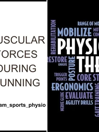 A word cloud highlighting the key components of physical therapy. As runners, understanding concepts like mobilization, core stability, and rehabilitation is crucial for a long and healthy running journey.