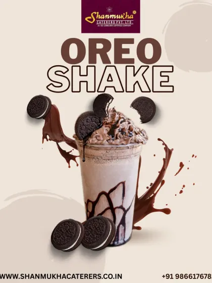 A rich and indulgent Oreo Shake, made with milk, ice cream, and plenty of Oreo cookies for a perfect sweet treat.