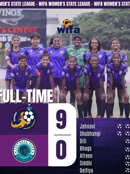 A massive 9-0 victory in the state league, keeping us in the title hunt.