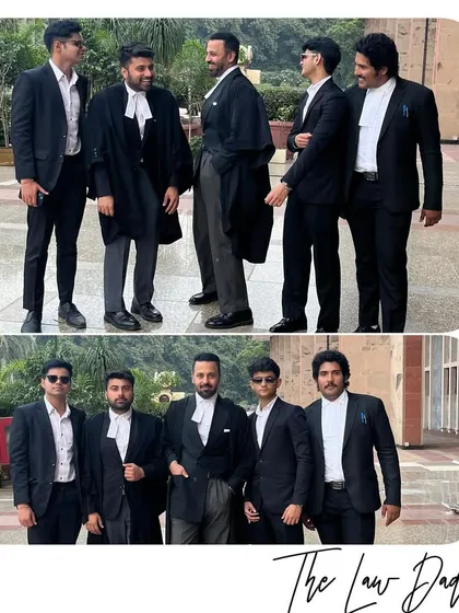 "If you want to go fast, go alone. If you want to go far, go together." Pictured here with my team of dedicated lawyers outside the Delhi High Court.