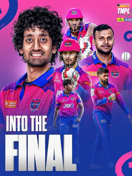 Another graphic celebrating our entry into the TNPL finals. We went in with authority and a great team performance.