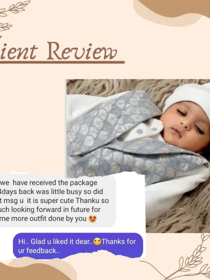 "It is super cute. Thanku so much." I love hearing that you're happy with your order. It's wonderful to know you're looking forward to getting more outfits from me in the future.