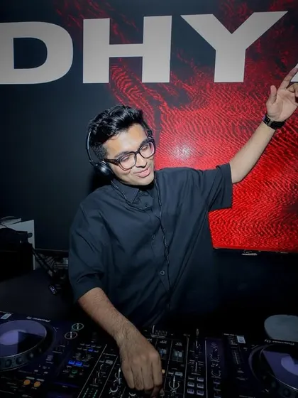 A great moment from my set at Shiloh, Mumbai. This photo shows me connecting with the audience, with my name displayed prominently on the screen behind me.