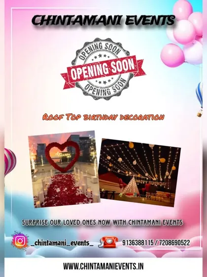 Our January 2024 rooftop announcement previews heart backdrops, teepee decor and fairy lights before Celebration Point opened.