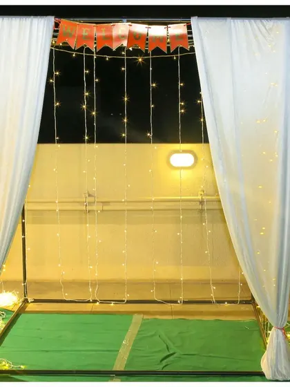 Cabanas aren't just for romance; they're perfect for celebrations like a "Welcome Home" surprise. We customize the banners and decor to fit any special occasion.