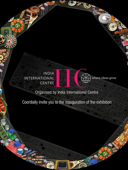 A clean version of the invitation for the "ECOINNOVATIONS" exhibition.