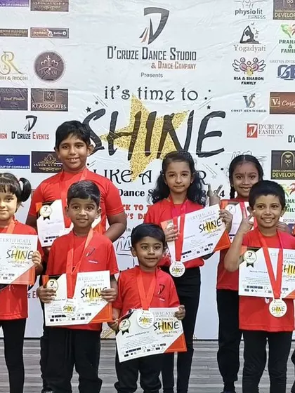 Another group of our young medal winners, proud of their achievements.