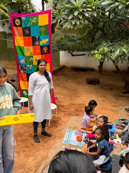 A meaningful graduation ceremony for our older children. We celebrate their journey with songs, stories, and handmade gifts, surrounded by the love of our school community.