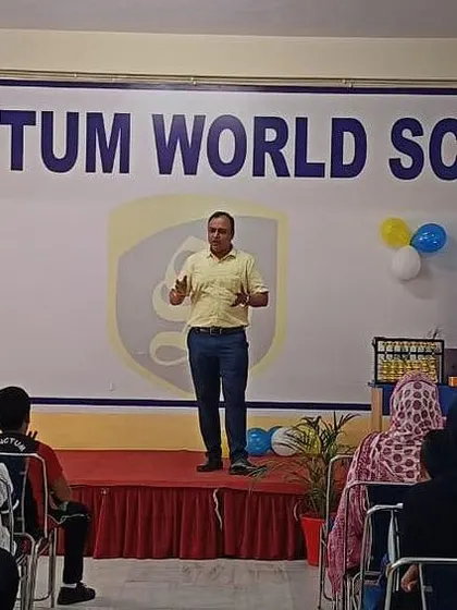 Answering questions from parents during a workshop. We train our partners to be experts and trusted advisors.