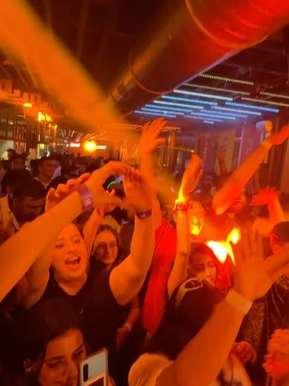 The energy was through the roof in Belgaum. The crowd's hands were in the air all night long.