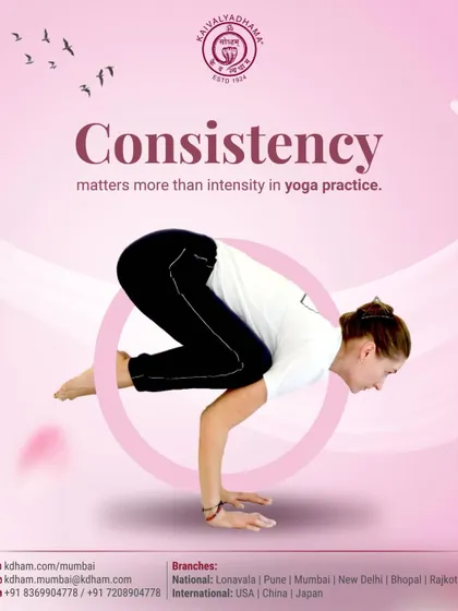 In yoga, consistency matters more than intensity. Our approach encourages a sustainable, repeatable practice that builds discipline and allows the nervous system to adapt, leading to profound long-term benefits.