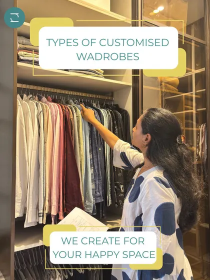 A look at the types of customized wardrobes we create, with our organizer planning the layout for a happy, functional space.